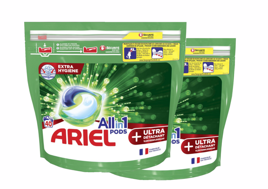 Ariel All In 1 Pods Met Ultra Vlekverwijderaar 2x40 Wasbeurten