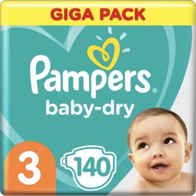 Pampers Baby-Dry Maat 3 - 140 Luiers - 6kg-10kg