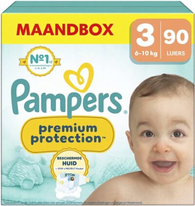 Pampers Premium Protection size 3 - 90  Luiers (3x30)